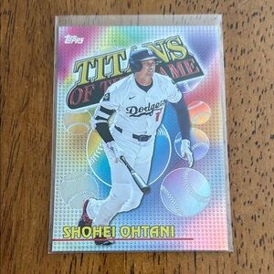Topps Shohei Ohtani Titans of the Game